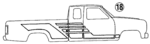 F1TZ1320000DJ - Body: Stripe Tape for Ford: Ranger Image