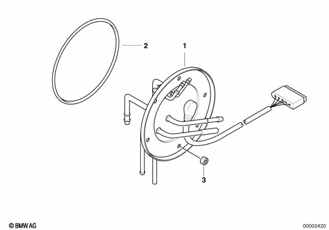 16141341008 - Fuel Supply: O-Ring -  for BMW-Motorrad Image