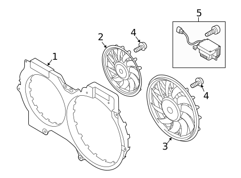 Cooling Fan for 2009 Audi Q5 #0