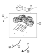 6503839 - Fuel and Accelerator Pedal: Hex Head Bolt And Coned Washer for Mopar Image