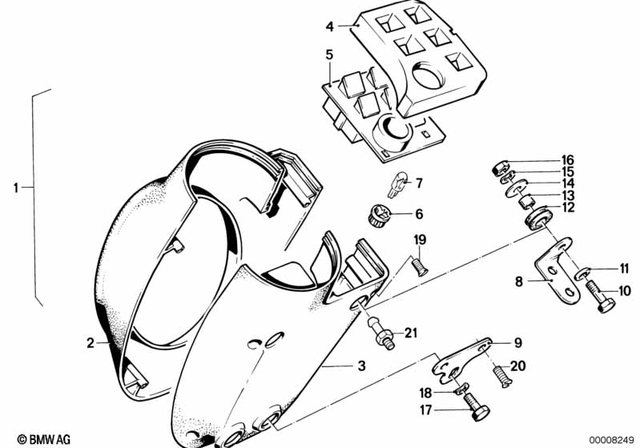 7119904202 - Instruments: Washer - A6.4-ZNNIV si for BMW-Motorrad Image