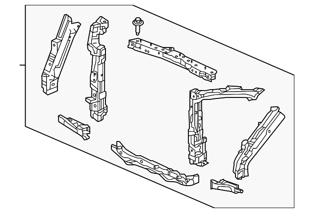 2016-2022 Honda Radiator Support 60400-TG7-315ZZ | OEM Parts Online