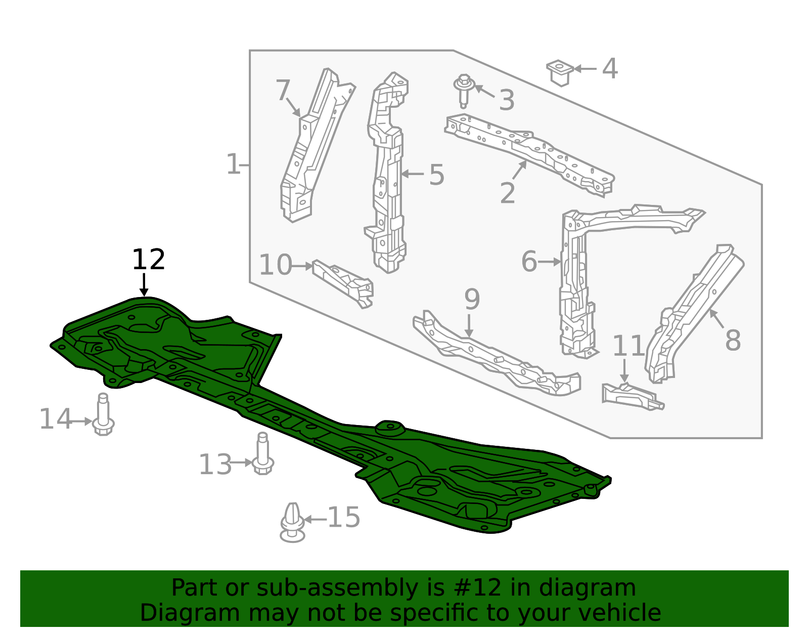 OEM Splash Shield 74111-TZ5-A01 | Honda Automotive Parts