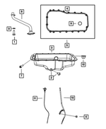 6500070 - 3.8L Gas; Engine: Hex Head Locking Bolt, Mounting for Mopar Image
