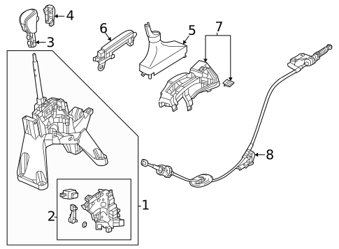 Gear Shift Control for 2022 Honda Civic #0