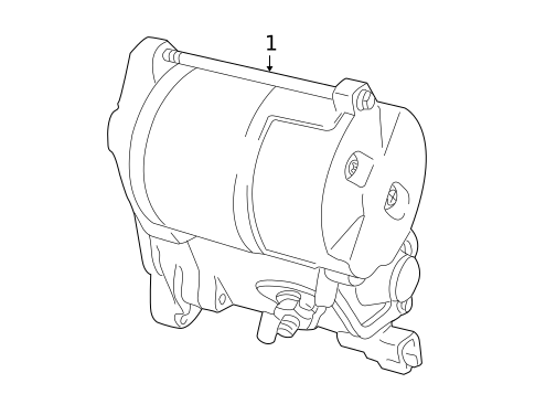 Starter for 2001 Toyota Sequoia #1