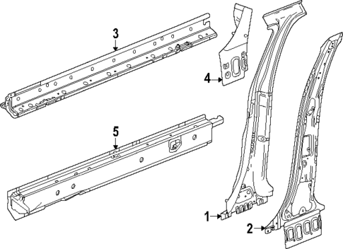 Center Pillar & Rocker for 2025 Buick Envista #0