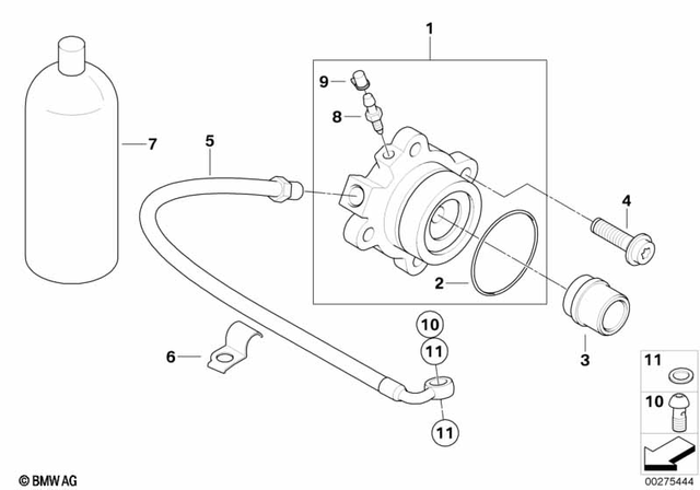 21527715288 - : Clutch Line for BMW-Motorrad Image
