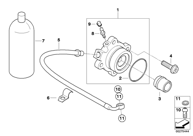 32727684079 - : Clutch Line for BMW-Motorrad Image