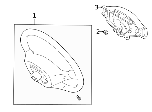 Steering Wheel & Trim for 2004 Toyota Echo #0