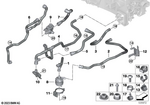 11515A33F22 - : Auxiliary Water Pump for BMW Image