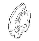 51756J6000 - : Splash Shield for Kia: K900 Image