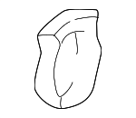 12567699 - Emission System: Upper Hose Clamp for Buick: Century | Chevrolet: Impala, Monte Carlo Image