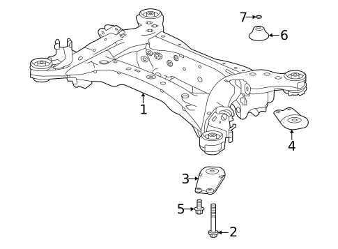 Suspension Mounting for 2024 Acura TLX #1