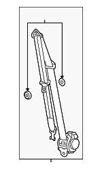 42689266 - : Part# 42689266 Retractor Kit for Chevrolet: Cruze Image