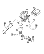 6107085AA - Fuel and Accelerator Pedal: Hex Nut for Mopar Image image