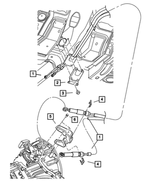 4670042AK - T350; 5-Speed; Manual Transaxle: Transmission Shifter Plate for Mopar Image