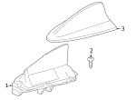 7146985055 - Electrical: Antenna Screw for BMW Image