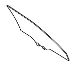 KEMF58510A - Body: Door Glass for Mazda Image