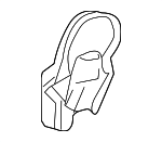 4A0881087H53 - Body: Rear Cap for Audi Image