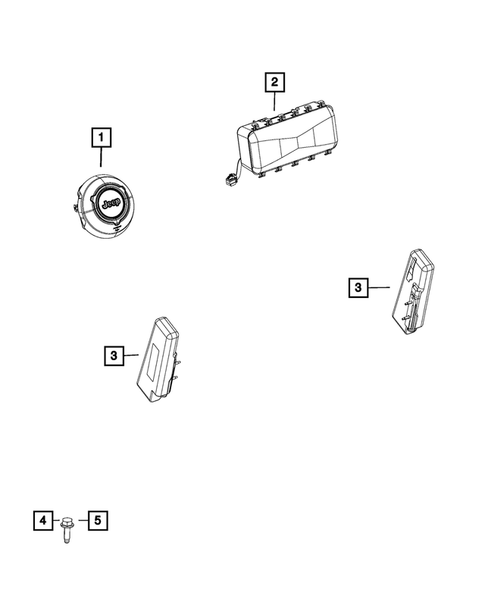 Air Bags for 2020 Jeep Gladiator #1