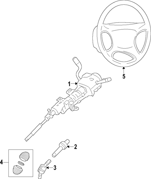 Steering Column for 2013 GMC Sierra 1500 #0