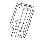 2011-2017 Honda Odyssey - Holder Center Seat Cup *YR400L* (Sienna Beige)