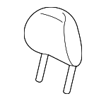 81340TK8A02ZA - Body: Headrest for Honda: Odyssey Image