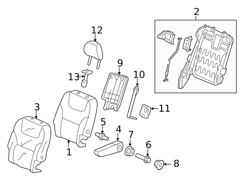 Second Row Seats for 2014 Honda Odyssey #3