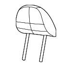 1RX16XDVAB - Body: Headrest for Chrysler: Sebring Image