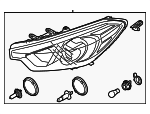 92101A7211 - : Headlamp Assembly for Kia: Forte, Forte Koup, Forte5 Image