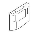 5NA01DX9AA - Body: Rear Cover for Ram: 1500, 2500, 3500 Image