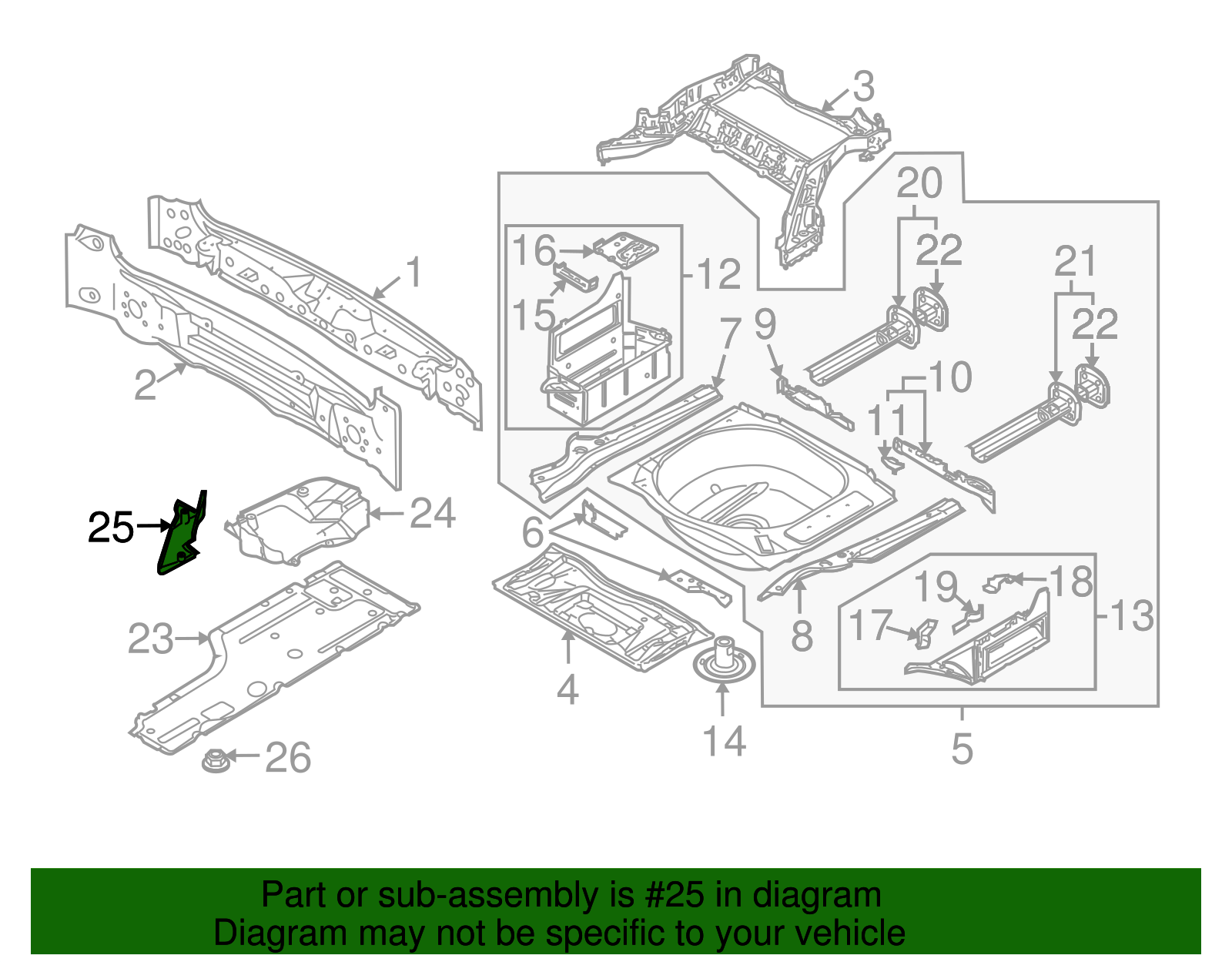 Under-Body Shield - BMW (51717159981)
