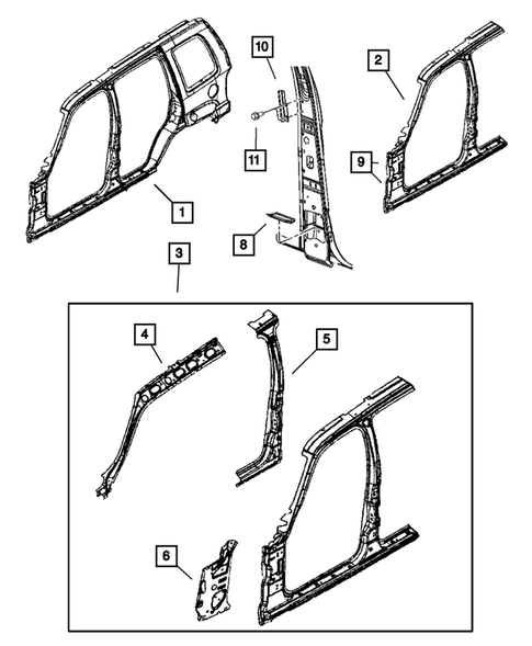 Aperture Panel for 2003 Jeep Liberty #0