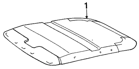 Interior Trim - Roof for 1989 Toyota Tercel #0