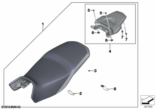 7119909724 - Ergonomics &amp; Comfort: O-Ring - 40X3.5-N-epdm70 for BMW-Motorrad Image