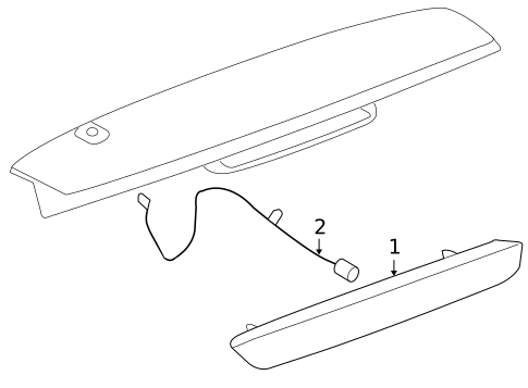 High Mount Lamps for 2008 Chevrolet Tahoe #1