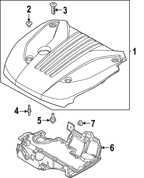 Engine Appearance Cover for 2025 Volvo S60 #0