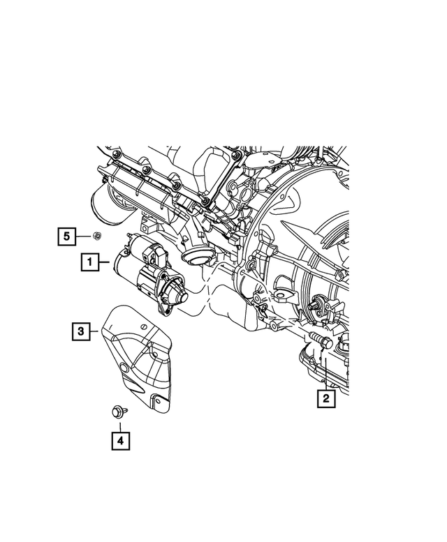 6502993 - Electrical: Hex Flange Head Bolt for Mopar Image image