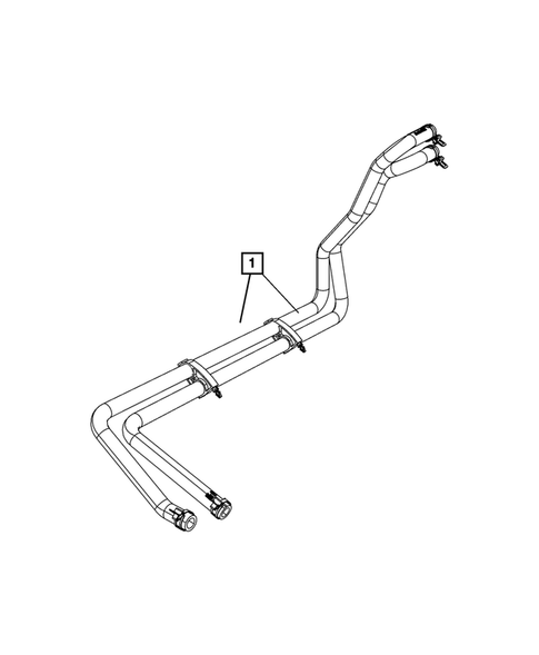 Air Conditioner and Heater Plumbing for 2009 Dodge Ram 2500 #2