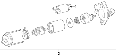 Starter for 2023 Lexus LX600 #0
