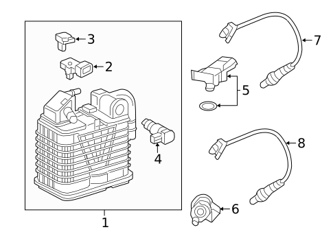 Emission Components for 2018 Buick LaCrosse #0