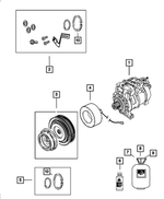 68224150AB - Air Conditioners and Heaters: Compressor Lubricant for Mopar Image image