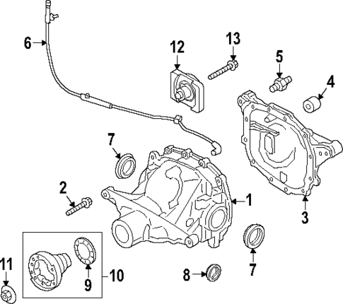 Axle & Differential for 2024 Ford Mustang #0