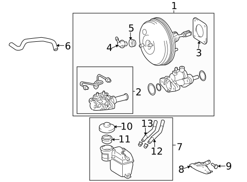 Hydraulic System for 2005 Toyota Sienna #0
