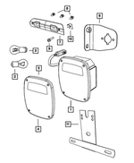 55055270 - Electrical: Tail Stop Backup Lamp, Right for Mopar Image