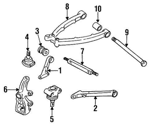 Control Arms for 1996 Jaguar XJS #0