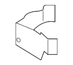 17127845078 - Cooling System: Bracket Support for BMW: M5, M6, M6 Gran Coupe, X5, X6 Image