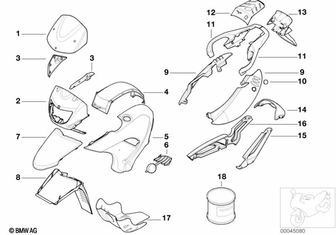 Painted Parts for 2001 BMW-Motorrad F 650 GS #0