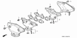 90015PT0J00 - Engine: BOLT-WASHER (8X14) for Acura Image